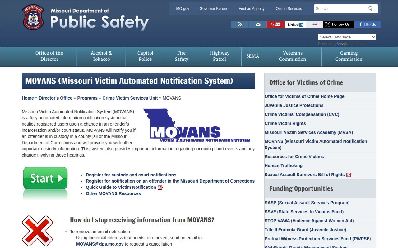 Benton County 72-hour release MOVANS fallback